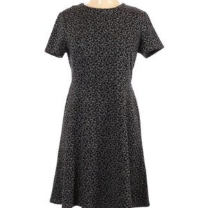 Black and gray casual a line dress- NWT- Size 8